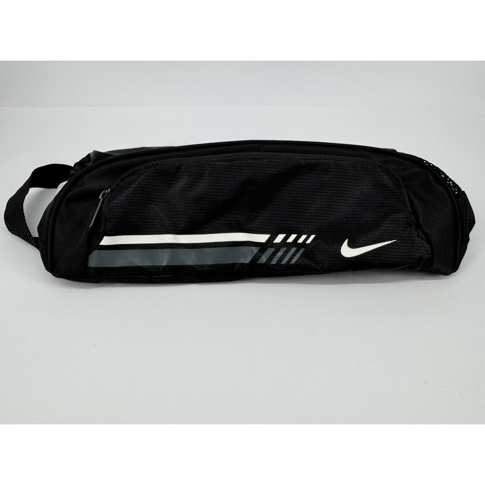 Nike Shoe Bag Sneaker Storage Travel Case Black Zip Athletic Gym Cleat Bag